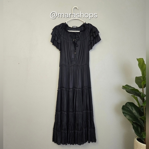 Reset By Jane Long Short Sleeve Ruffle Kianna Dress - Picture 3 of 8